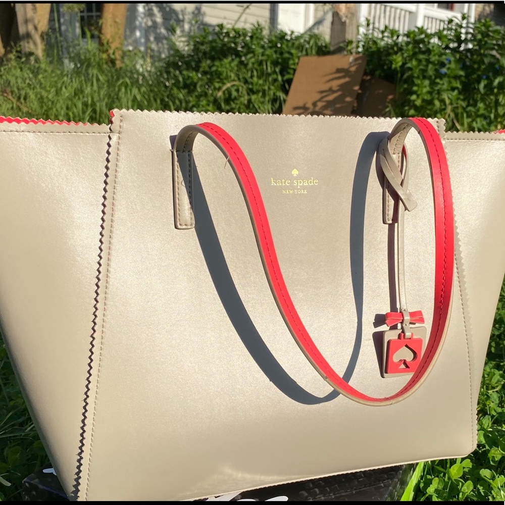 Kate Spade Pink and Cream Bag